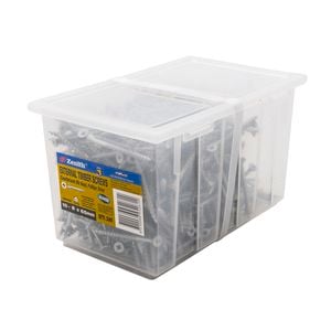 Zenith 10 - 8 x 65mm Galvanised Countersunk Rib Head Timber Screws - 500 Pack