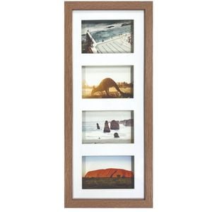Frankie & Me Shadow 8x20'' Picture Frame Photo Holder Home/Office Decor Dark Oak