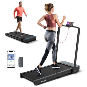 Costway 2-in-1 140 Kg Capacity Under Desk Walking Pad Remote Control Treadmill
