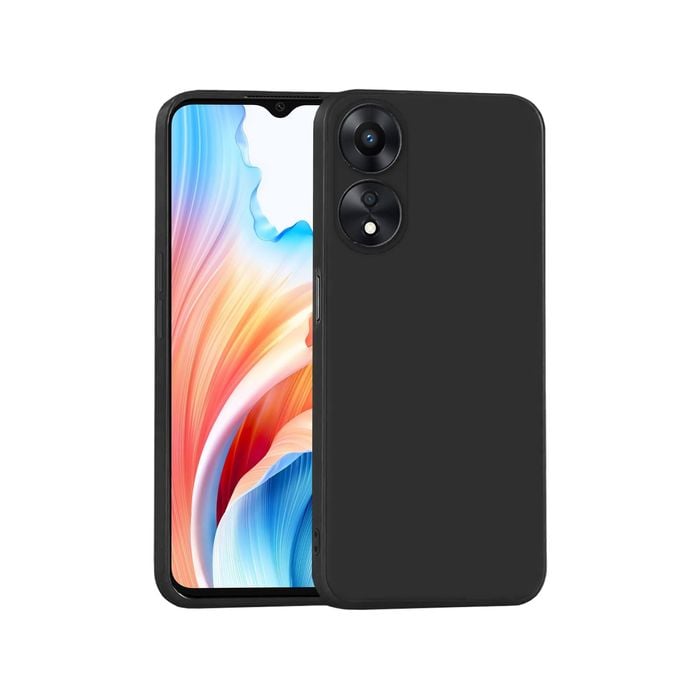 MEZON OPPO A18 4G Slim Black Lightweight TPU Gel Back Case