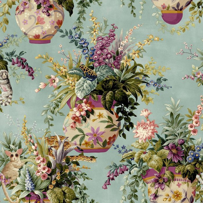 Rivara Soft Teal Wallpaper. 53cm x 10.05m