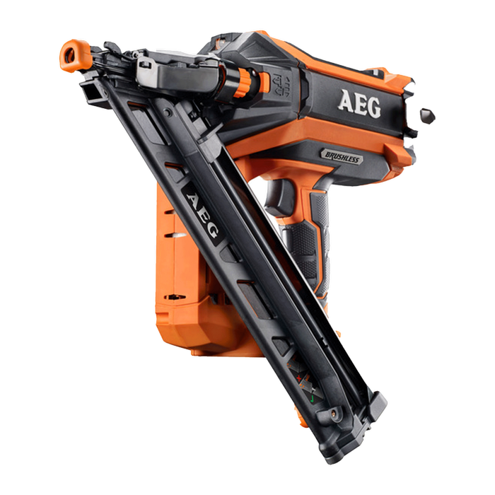 AEG 18V 15Ga Brushless Angled Finish Nailer - Skin Only