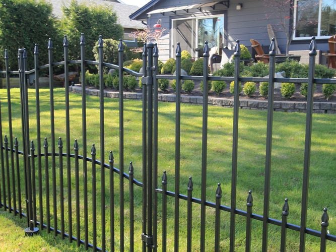 black-temporary-fence-gate