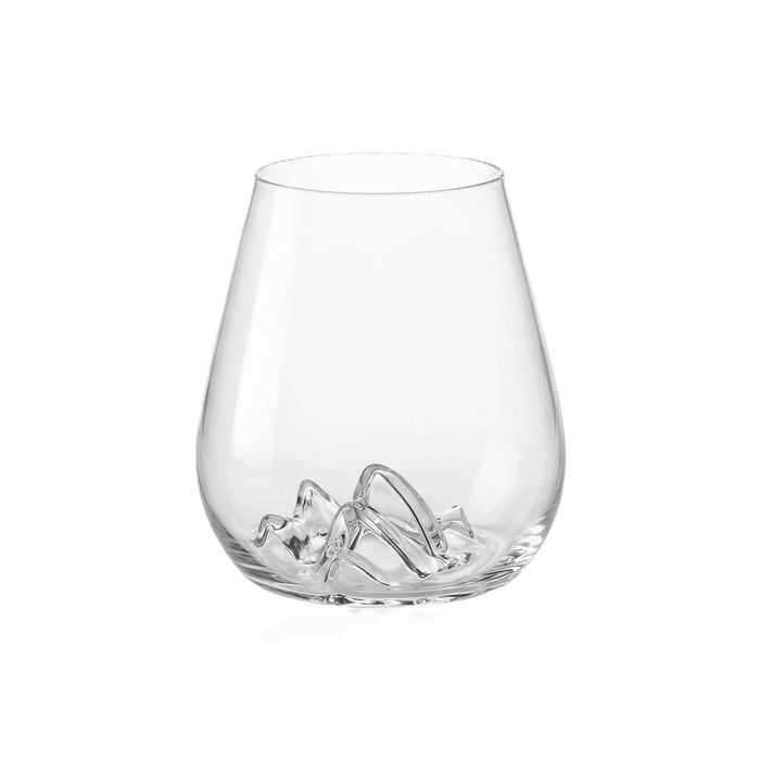 Uprising Glassware 440ml Clear Sydney Opera House Stemless Wine Glass