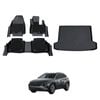 AUSGO Double-Layer Floor Mats & Boot Liner Set for Hyundai Tucson Petrol / Diesel 2021-Onwards Car Floor Liners Cargo Mat