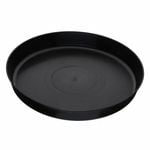IP Plastics 28cm Round Saucer Black