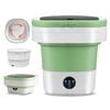 Catzon Portable Washing Machine 12L Mini Laundry 3 Modes with Spin Basket-Green