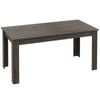 Costway 160cm Wooden Dining Table Home Office Desk Grey