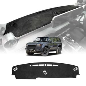 Dash Mat for Toyota Prado 250 Series Without HUD 2024-Onwards Non-Slip Microfiber Pad Cover