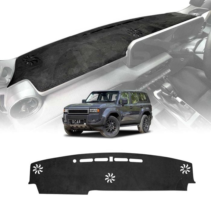 Dash Mat for Toyota Prado 250 Series Without HUD 2024-Onwards Non-Slip Microfiber Pad Cover