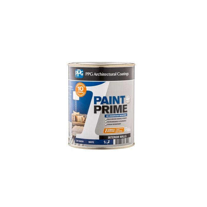 PPG Paints 1L White Low Sheen 1 Paint and Prime