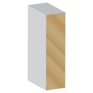 Hume 110 x 12mm 5.4m DAR White MDF Primed