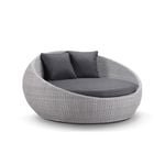 Outdoor Newport Round Wicker Daybed Without Canopy - Kimberly