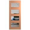 Hume 2340 x 820 x 40mm External Door Joinery Clear Glass XS24