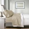 Renee Taylor Deep Queen Tencel Lyocell Fibre & Cotton Sheet Set Bone 700TC