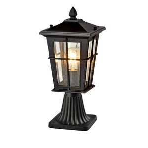 Eden Exterior Pillar Mount - Black