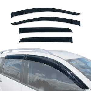 AUSGO Weather Shields for Mitsubishi Outlander ZG ZH 2006-2012 Weathershields Window Visors Wind Deflectors