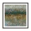 Artey | Abstract Rain - Framed Print - Black Frame - 90 x 90cm