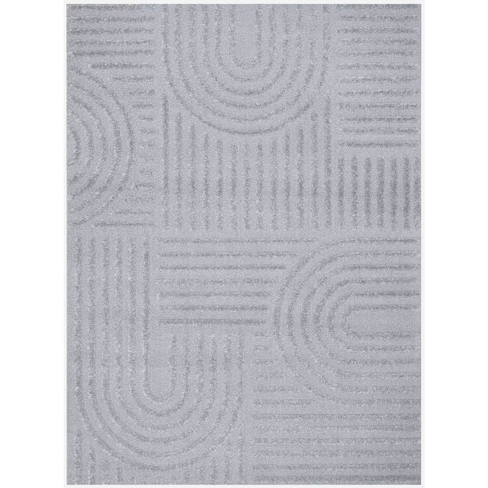 The Rug Connection Arch Dior Silver 230x160cm - Medium Pet Friendly Indoor Floor Rug