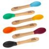Children's Bamboo Soft Tip Spoons - Set of 6