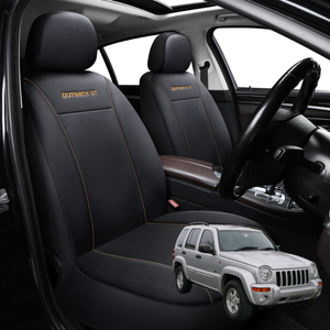 Car Seat Cover for Jeep Cherokee 2002 - 2008 (KJ) - Black-Front Only