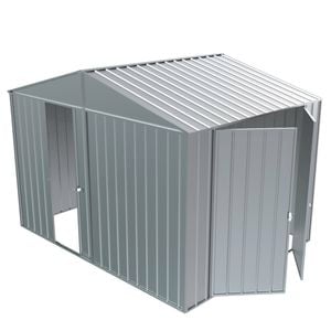 Build-a-Shed 3.0 x 2.3 x 2.3m Gable Double Hinged Side Door Shed - Zinc