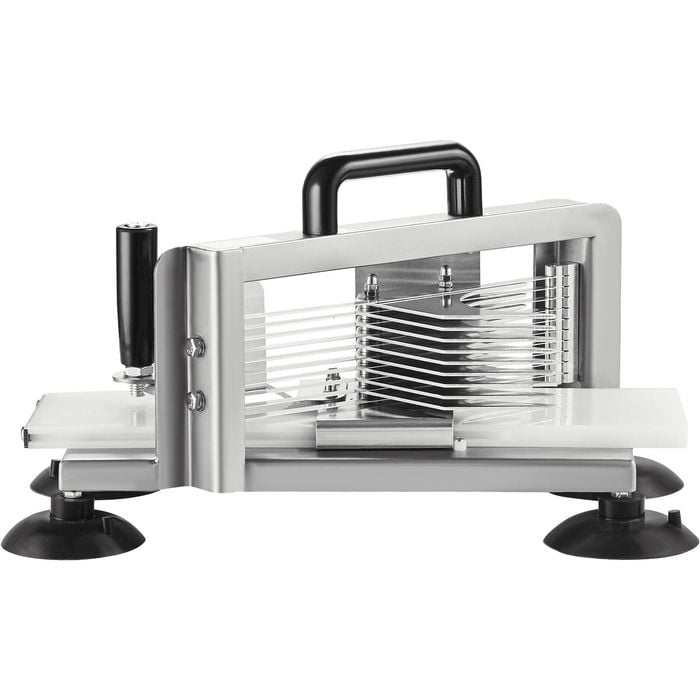 VEVOR Commercial Tomato Slicer Silver Stainless Steel with Non-slip Feet for Home