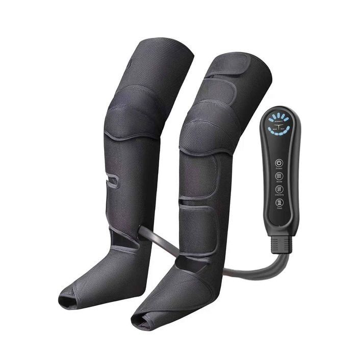 Orku Air Compression Leg Knee Foot Massager with Heat - Relaxation Recovery