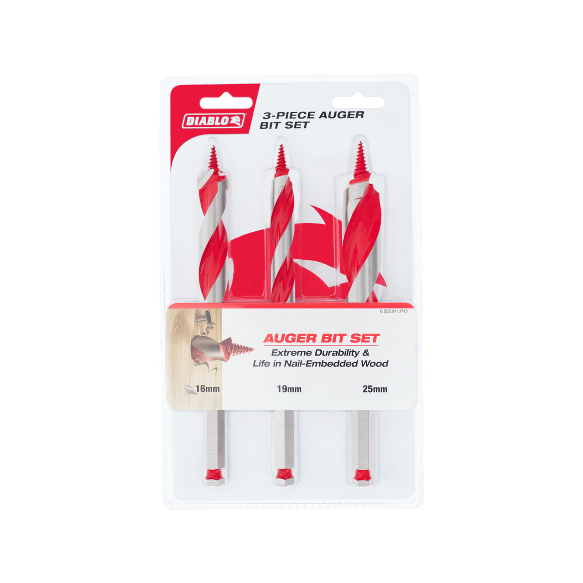 Diablo 3 Piece Auger Bit Set - Bunnings New Zealand