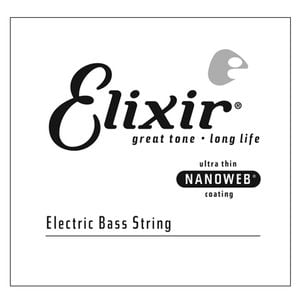 Elixir #15395 Bass Guitar Nanoweb Coating 0.095 Single String