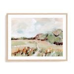 Artey | Autumn Breeze - Framed Print - Natural Frame - 70 x 90cm