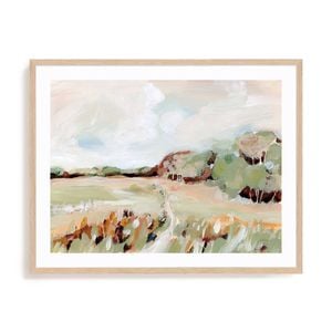 Artey | Autumn Breeze - Framed Print - Natural Frame - 70 x 90cm
