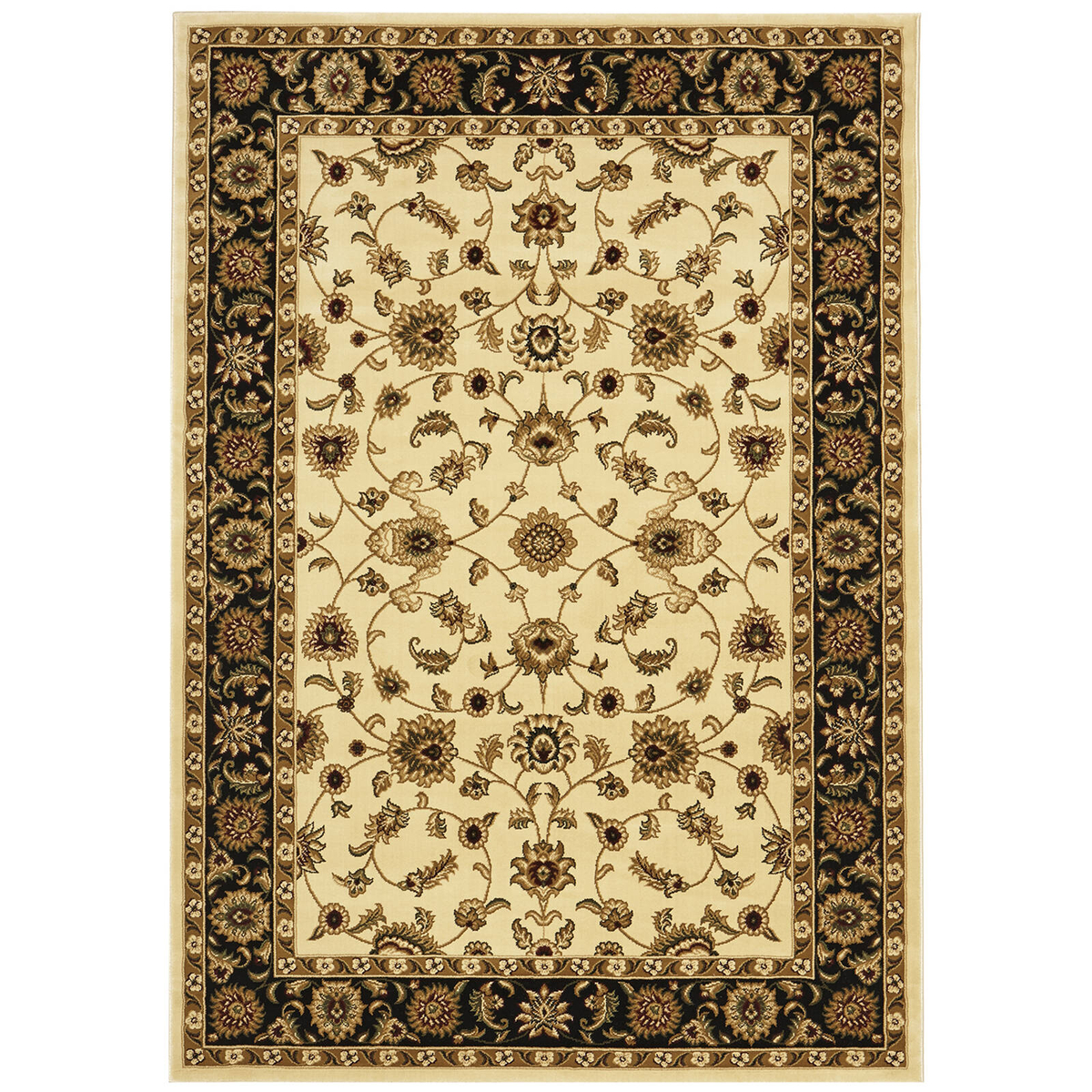 Iconic 1 Ivory Black 400X300Cm Rug - Bunnings Australia