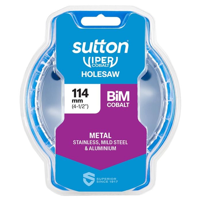 Sutton Tools 114mm Viper Cobalt Bi-Metal Holesaw