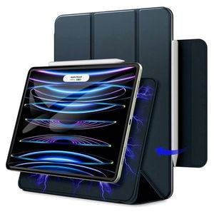 TEGAL Magnetic iPad Pro Case with Apple Pencil Clasp for iPad Pro 2023 11" Dark Blue