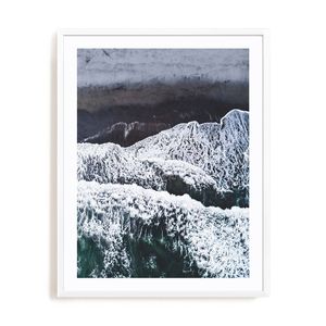 Artey | From Above 5 - Framed Print - White Frame - 90 x 115cm