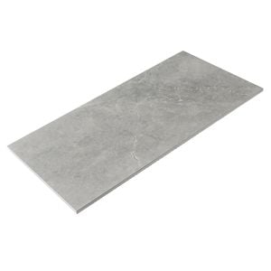 Duratile 30 x 60cm Light Grey Pietra Porcelain Floor Tile - Carton of 6