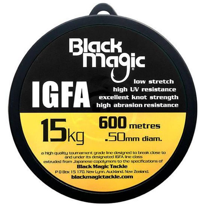 Black Magic 600m IGFA Clear Monofilament Line 15Kg
