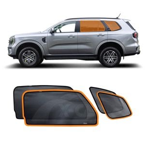 Port Rear Window Sun Shade for Ford Everest 2022-Onwards Car Sun Blind Mesh