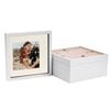 Nicola Spring 10" X 10" White 3d Box Photo Frames - 6" X 6" Mount - Pack Of 5