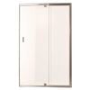 Rick McLean's Designer Bathware 1480mm Silver M5 Smart Pivot Shower Screen - Front Only