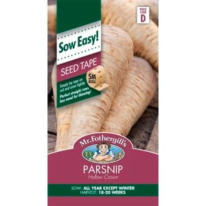 Mr Fothergill's Parsnip Hollow Crown Seed Tape