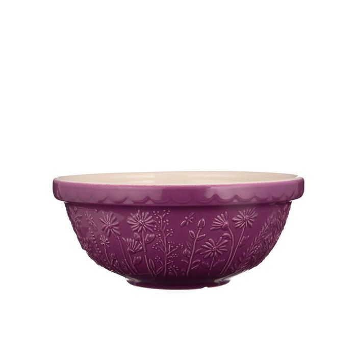 Mason Cash In The Meadow Daisy Mixing Bowl 26cm - 2.7l Purple