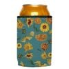 Stubbyz Blue Sunflowers Stubby Cooler