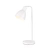 Telbix Pivot Modern Table Desk Lamp Light Metal White