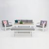Frampton 5pc Lounge Setting - White