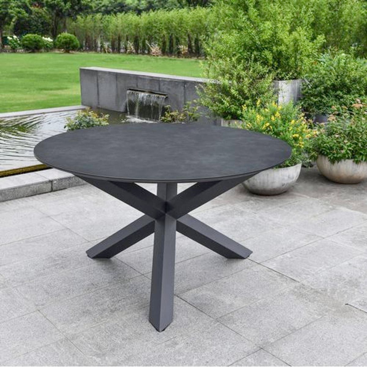 Mimosa 130cm Macedon Round Dining Table - Bunnings Australia