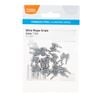 Taskmaster 2mm Stainless Steel Wire Eye Straps - 12 Pack