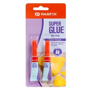 Parfix Super Glue Adhesive 3ml 2pk