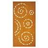 Jack 1800 x 900mm Spirals Weathering Steel Screen
